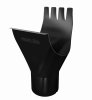 Воронка желоба 125-90 Rooftop dRain Ral 9005 Grand Line